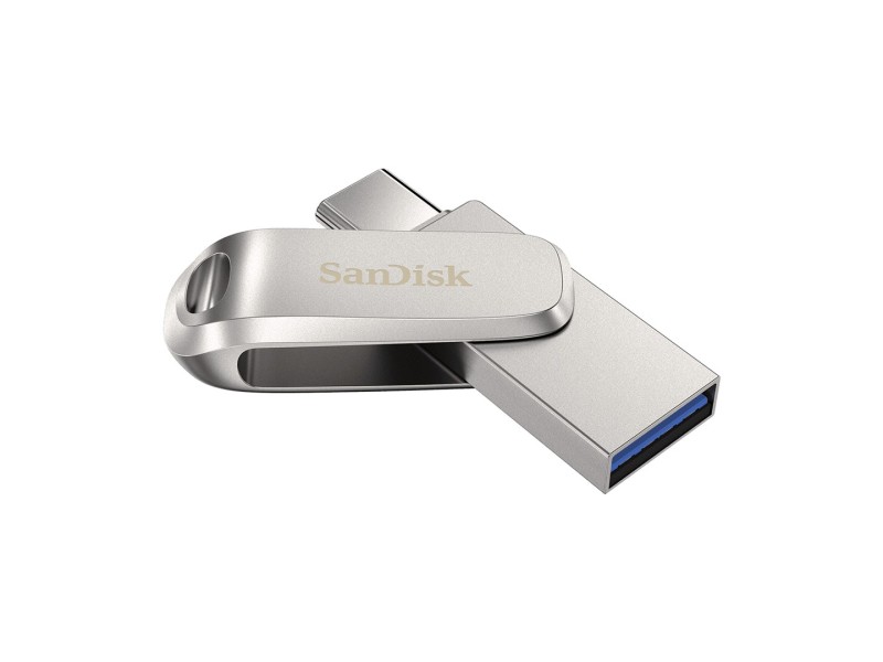 SanDisk Ultra Dual Drive Luxe USB flash drive 1000 GB USB Type-A / USB Type-C 3.2 Gen 1 (3.1 Gen 1) Stainless steel SDDDC4-1T00-G46 – SANDISK USB памети