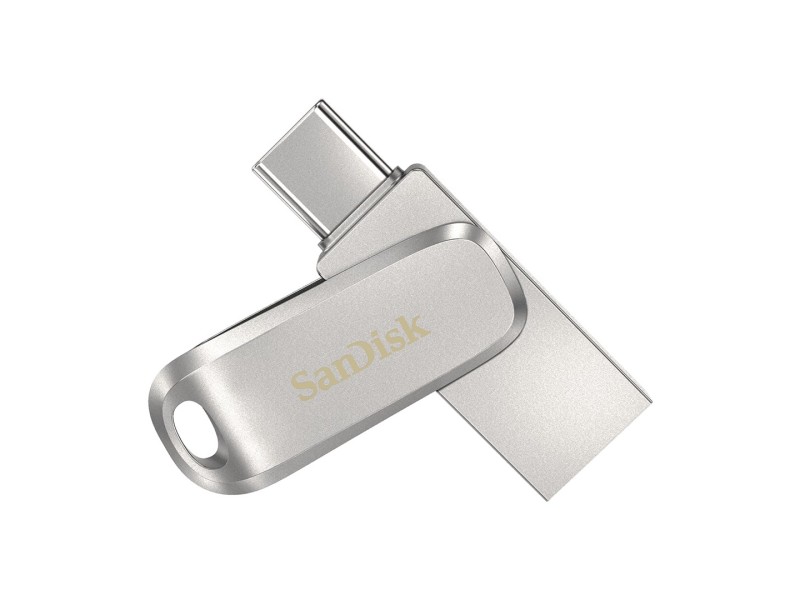 SanDisk Ultra Dual Drive Luxe USB flash drive 512 GB USB Type-A / USB Type-C 3.2 Gen 1 (3.1 Gen 1) Stainless steel SDDDC4-512G-G46 – SANDISK USB памети