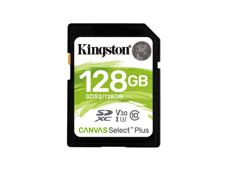 Kingston Technology 128GB SDXC Canvas Select Plus 100R C10 UHS-I U3 V30 SDS2/128GB – Kingston Карти памет
