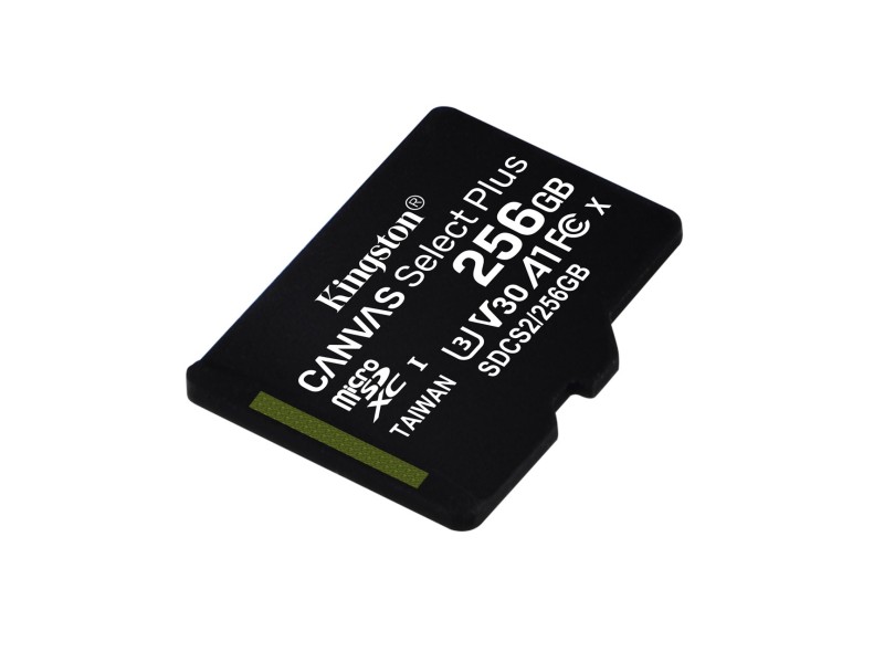Kingston Technology 256GB micSDXC Canvas Select Plus 100R A1 C10 Single Pack w/o ADP SDCS2/256GBSP – Kingston Карти памет