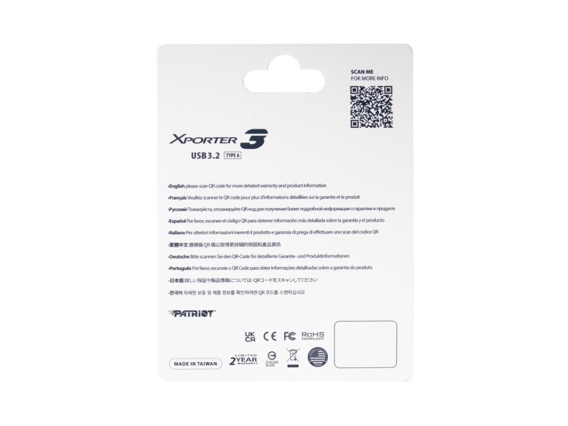 Memory card PATRIOT VX Series 32GB MicroSDXC V30 Class 10 UHS-I U3 4K UHD (PSF32GVX31MCH) PSF32GVX31MCH – Patriot Карти памет