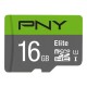 PNY Elite microSDHC 16GB UHS-I Class 10 P-SDU16GU185GW-GE – PNY Карти памет