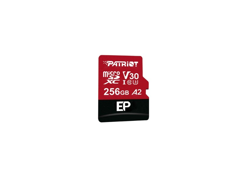 Patriot Memory EP A2 memory card 256 GB MicroSDXC V30 U3 Class 10 (PEF256GEP32MCX) PEF256GEP32MCX – Patriot Карти памет