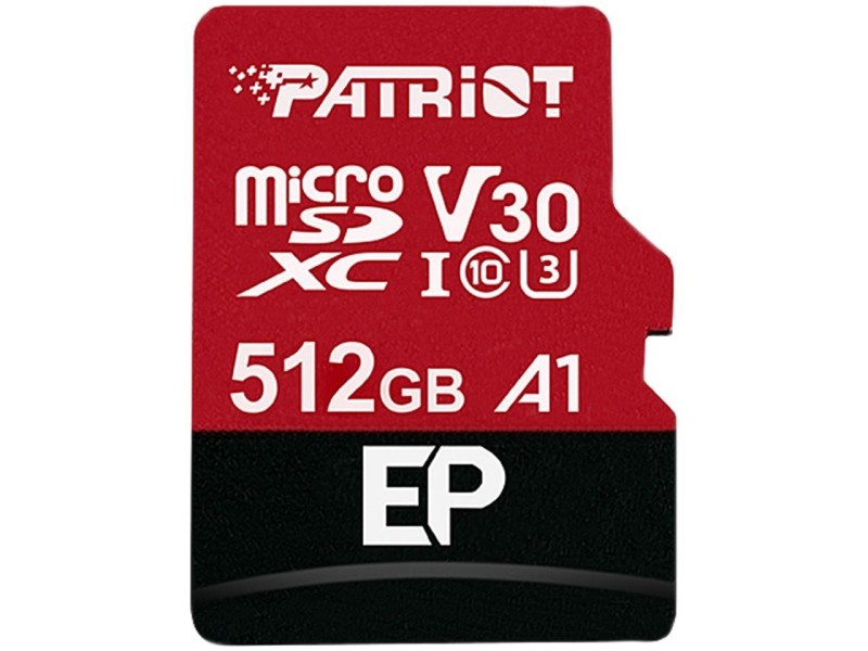 Patriot Memory PEF512GEP31MCX memory card 512 GB MicroSDXC Class 10 PEF512GEP31MCX – Patriot Карти памет