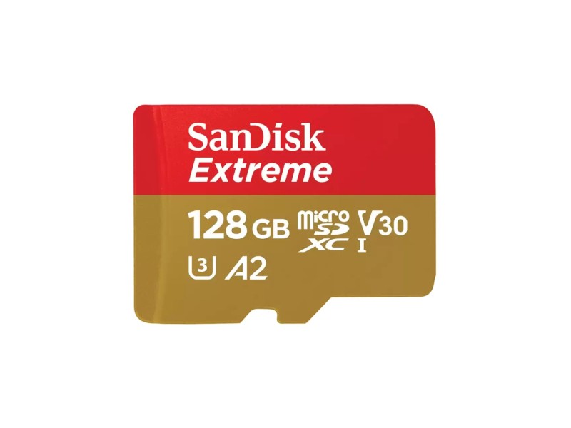 SanDisk Extreme 128 GB MicroSDXC UHS-I Class 10 SDSQXAA-128G-GN6MA – SANDISK Карти памет