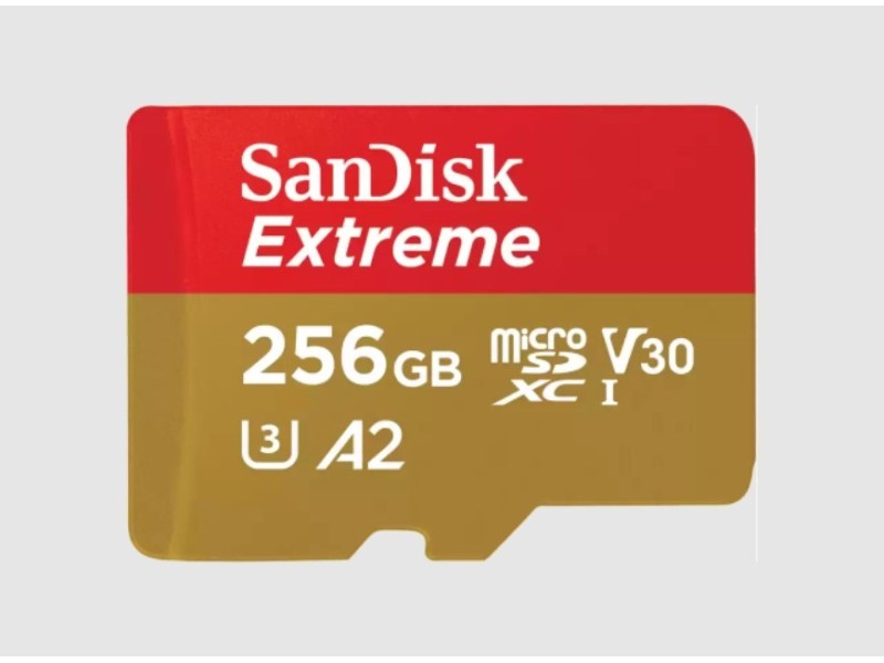SanDisk Extreme 256 GB MicroSDXC UHS-I Class 10 SDSQXAV-256G-GN6MA – SANDISK Карти памет