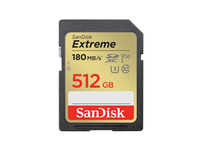 SanDisk Extreme 512 GB SDXC UHS-I Class 10 SDSDXVV-512G-GNCIN – SANDISK Карти памет