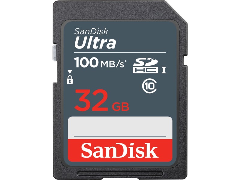 SanDisk Ultra 32GB SDHC Mem Card 100MB/s memory card UHS-I Class 10 SDSDUNR-032G-GN3IN – SANDISK Карти памет