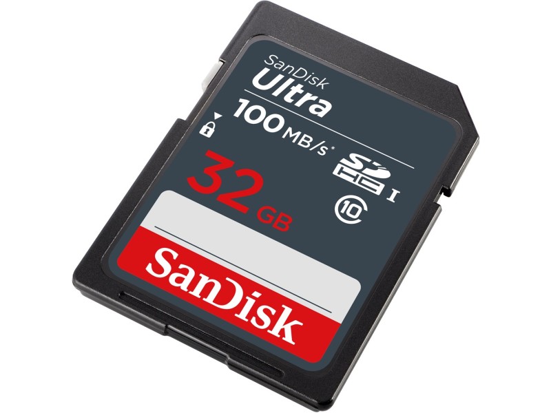 SanDisk Ultra 32GB SDHC Mem Card 100MB/s memory card UHS-I Class 10 SDSDUNR-032G-GN3IN – SANDISK Карти памет