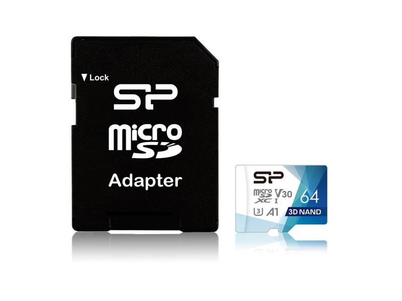 Silicon Power Superior Pro 64 GB MicroSDXC UHS-III Class 10 Silicon Power Superior Pro 64 GB MicroSDXC UHS-III Class 10