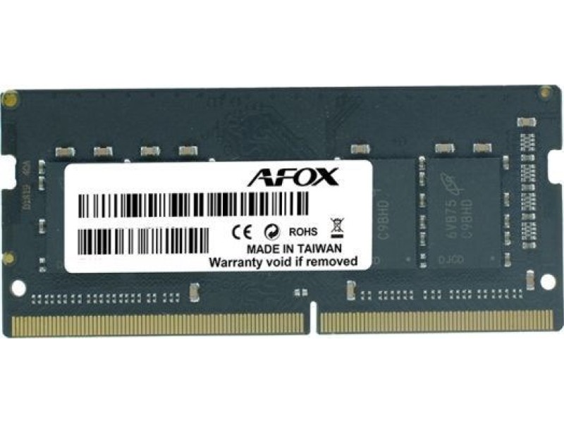 AFOX AFSD416FH1P memory module 16 GB 1 x 16 GB DDR4 2666 MHz AFSD416FH1P – AFOX Оперативна памет