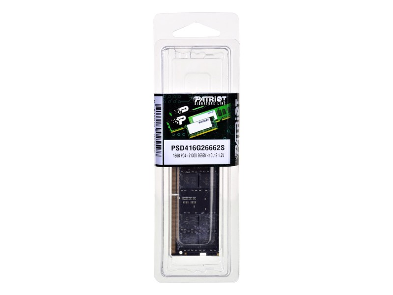 Patriot Memory PSD416G26662S memory module 16 GB DDR4 2666 MHz PSD416G26662S – Patriot Оперативна памет