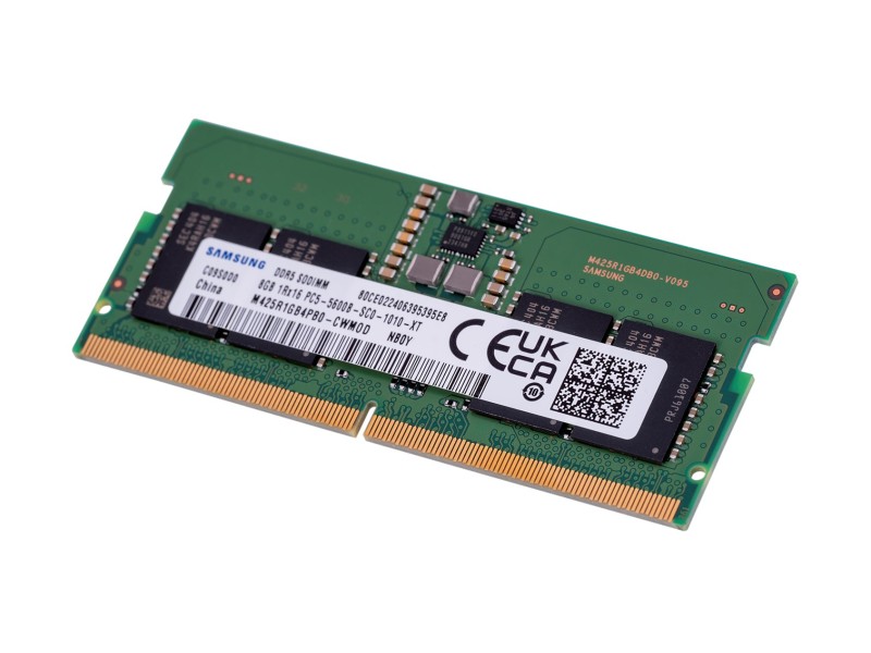 Samsung SO-DIMM 8GB DDR5 1Rx16 5600MHz PC5-44800 M425R1GB4BB0-CWM Samsung SO-DIMM 8GB DDR5 1Rx16 5600MHz PC5-44800 M425R1GB4BB0-CWM M425R1GB4BB0-CWM – Samsung SemiConductor Оперативна памет