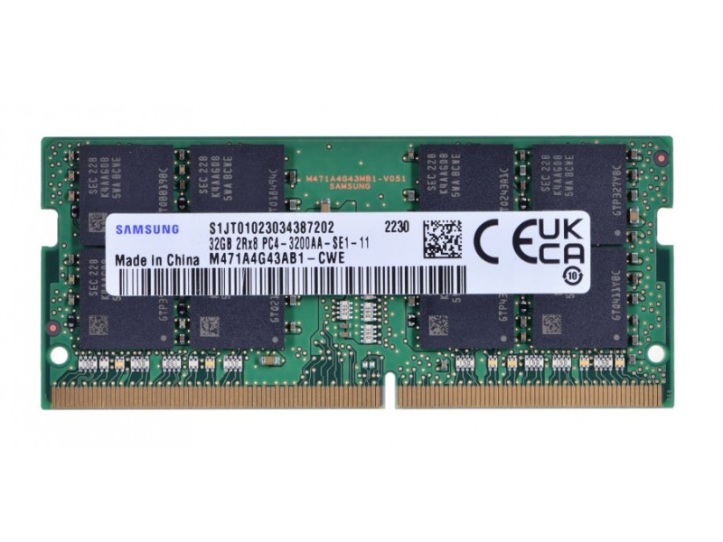 Samsung SODIMM 32GB DDR4 3200MHz M471A4G43AB1-CW M471A4G43AB1-CWE – Samsung SemiConductor Оперативна памет