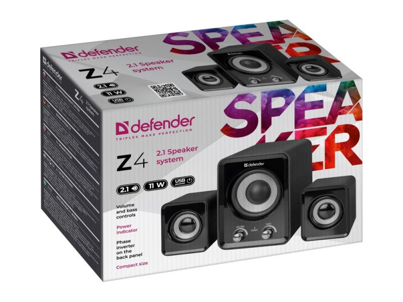 Computer speakers DEFENDER Z4 2.1 11W USB 65508 – Defender Тонколони