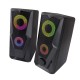 Esperanza EGS103 Speakers 2.0 LED Black 6W EGS103 – Esperanza Тонколони