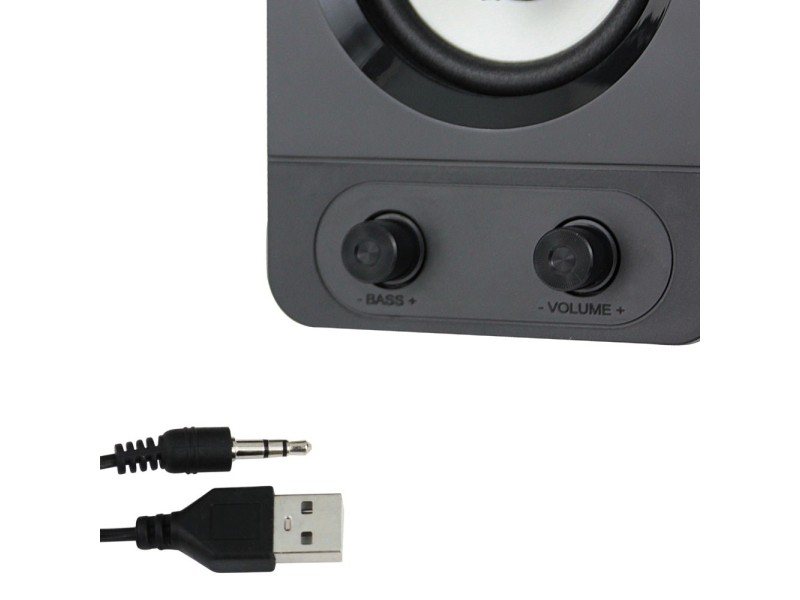 Esperanza EGS107 Speakers 2.1 USB LED 5 W Black EGS107 – Esperanza Тонколони