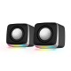 Esperanza EGS108 Speakers 2.0 LED Black 6W EGS108 – Esperanza Тонколони