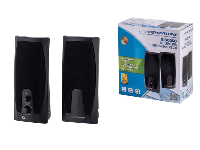Esperanza EP110 loudspeaker 2-way 6 W Black Wired EP110 – Esperanza Тонколони