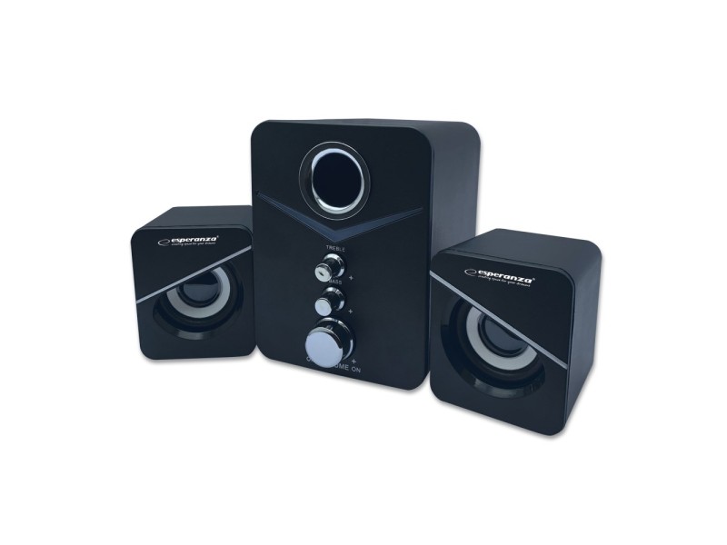 Esperanza EP153 USB 2.1 Speaker Set 6 W Black EP153 – Esperanza Тонколони
