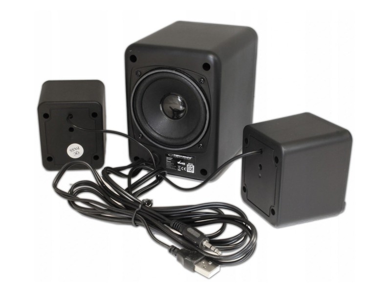 Esperanza EP153 USB 2.1 Speaker Set 6 W Black EP153 – Esperanza Тонколони
