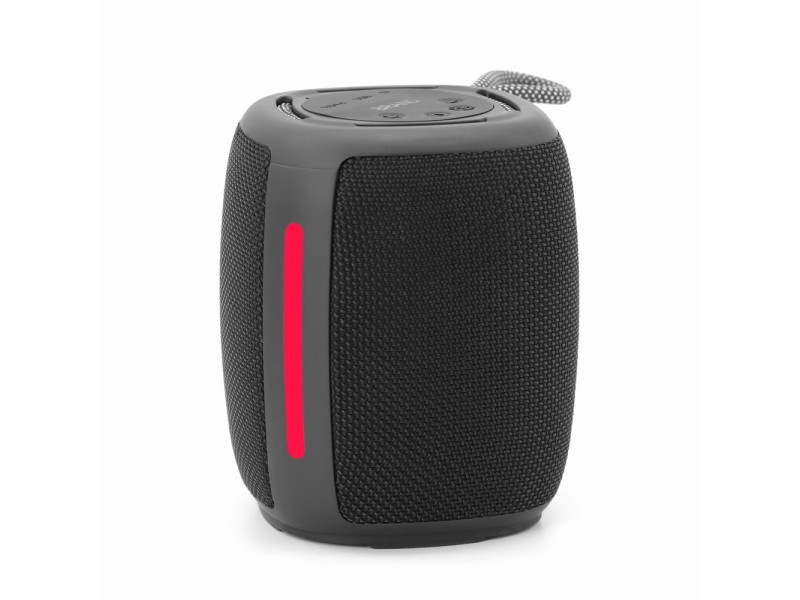 Gembird SPK-BT-LED-03-BK portable Bluetooth speaker with RGB LED Light Black 5W SPK-BT-LED-03-BK – GEMBIRD Тонколони