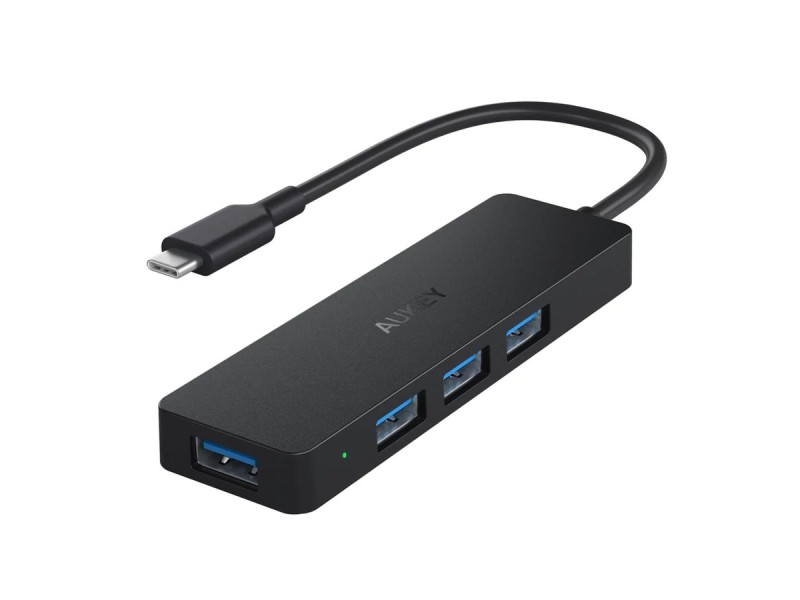 AUKEY CBC64 Wired USB 3.2 Gen 2 (3.1 Gen 2) Type-C Black CB-C64 – AUKEY USB Хъбове