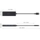 AUKEY CBC64 Wired USB 3.2 Gen 2 (3.1 Gen 2) Type-C Black CB-C64 – AUKEY USB Хъбове