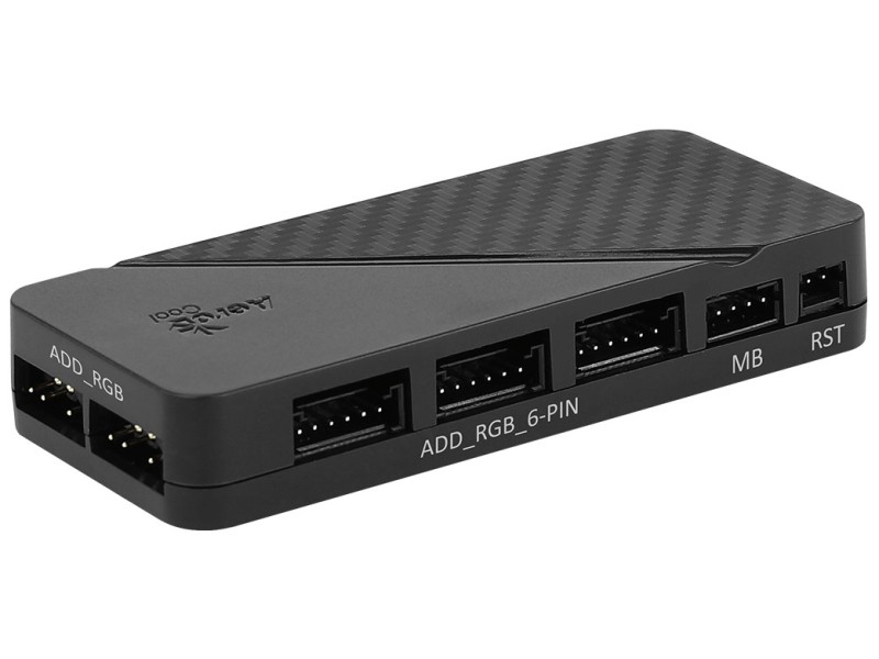 Aerocool H66F Black AEROPGS-H66F-RGB – Aerocool USB Хъбове