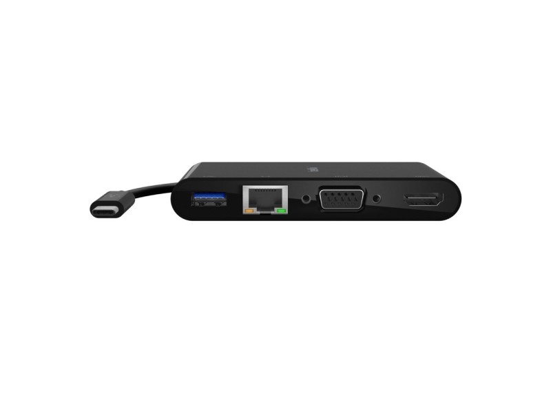 Belkin AVC005BTBK interface hub USB 3.2 Gen 1 (3.1 Gen 1) Type-C Black AVC005BTBK – Belkin USB Хъбове