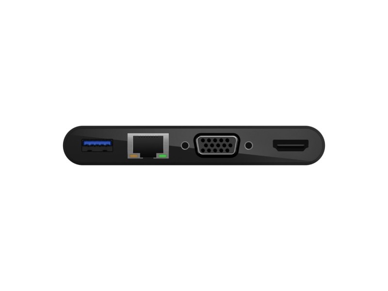 Belkin AVC005BTBK interface hub USB 3.2 Gen 1 (3.1 Gen 1) Type-C Black AVC005BTBK – Belkin USB Хъбове