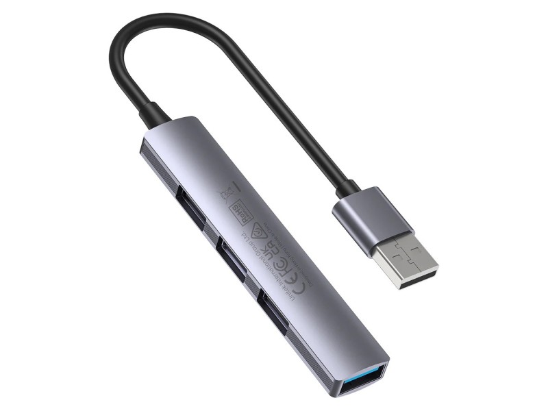 HUB Unitek H1208A USB-A / 3x USB-A 2.0, USB-A 3.0 H1208A – UNITEK USB Хъбове
