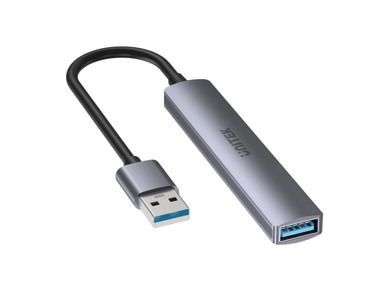 HUB Unitek H1208A USB-A / 3x USB-A 2.0, USB-A 3.0 H1208A – UNITEK USB Хъбове