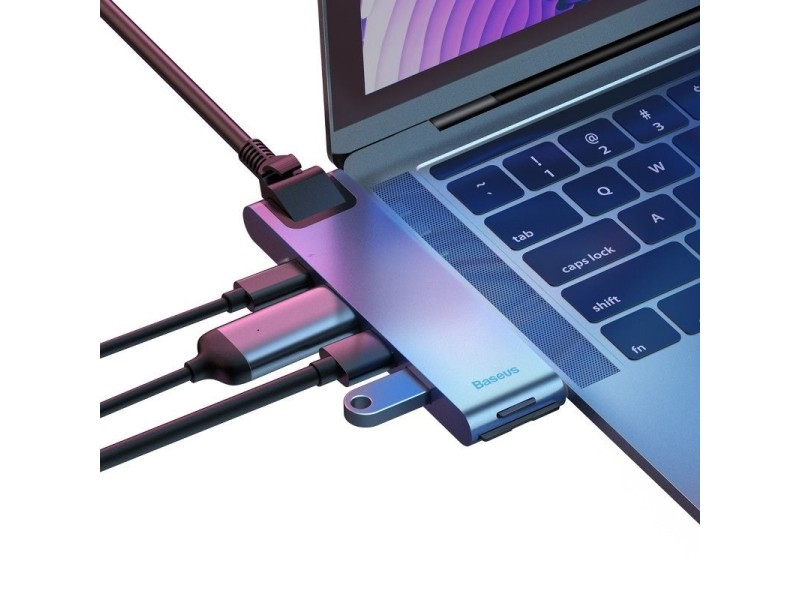Hub Adapter 7in1 Baseus to MacBook CAHUB-L0G – Baseus USB Хъбове