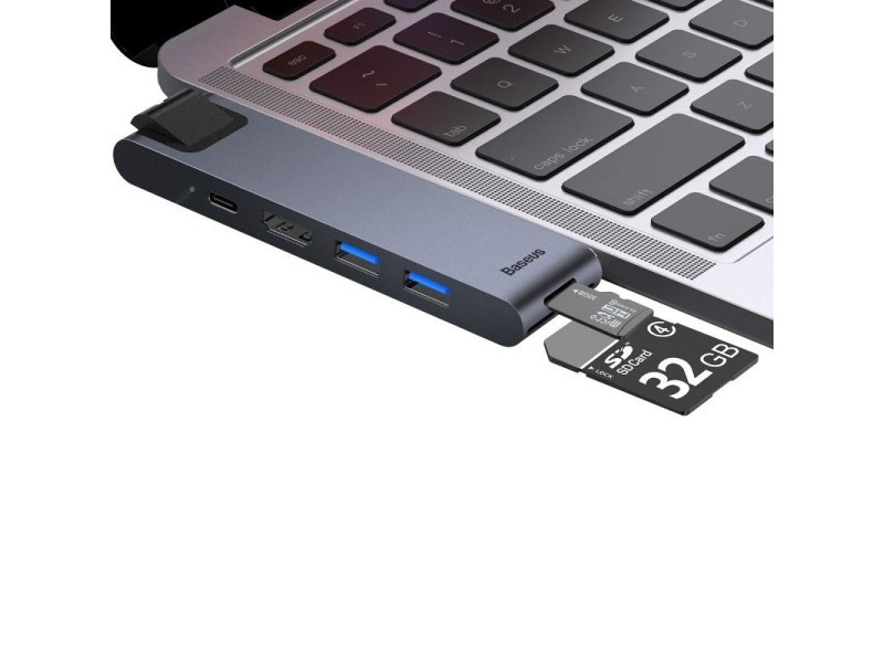 Hub Adapter 7in1 Baseus to MacBook CAHUB-L0G – Baseus USB Хъбове