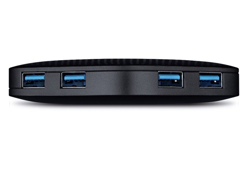 TP-Link UH400 USB 3.2 Gen 1 (3.1 Gen 1) Type-A 5000 Mbit/s Black UH400 – TP-Link USB Хъбове