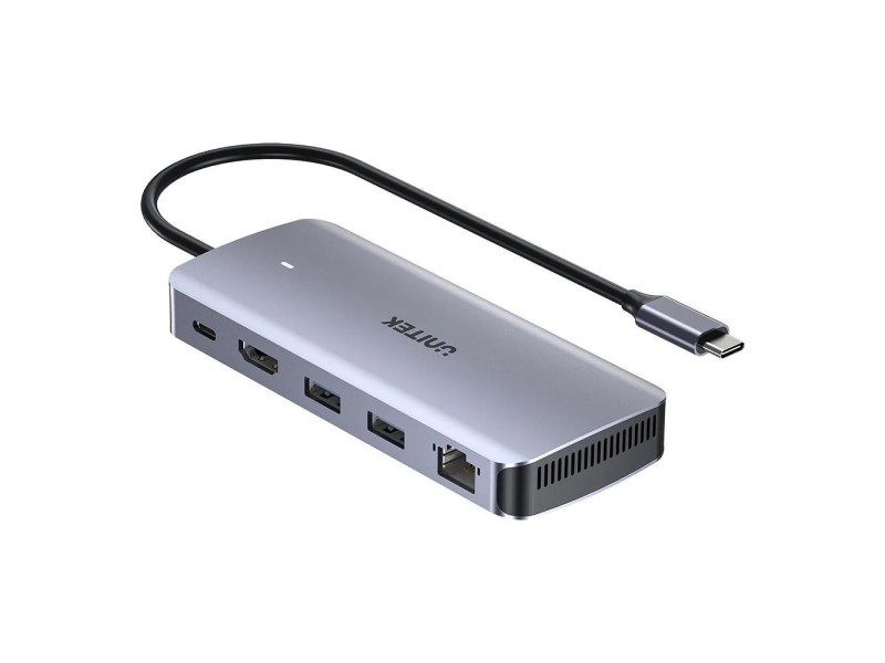 UNITEK ACTIVE HUB USB-C 10GBPS,M.2,HDMI, PD 100W D1120A01 – UNITEK USB Хъбове
