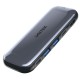 UNITEK HUB USB-C STORAGE M.2, HDMI, USB-C PD 100W, D1046A D1046A – UNITEK USB Хъбове