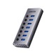 USB-A 3.0 5 Gbps hub with 7-in-1 switch Unitek H1314A01-EU H1314A01-EU – UNITEK USB Хъбове