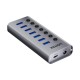 USB-A 3.0 5 Gbps hub with 7-in-1 switch Unitek H1314A01-EU H1314A01-EU – UNITEK USB Хъбове