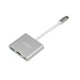 iBox IUH3CFT1 notebook dock/port replicator USB 3.2 Gen 1 (3.1 Gen 1) Type-C Silver IUH3CFT1 – IBOX USB Хъбове