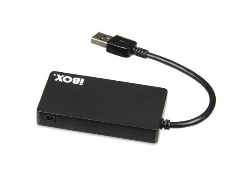 iBox IUH3F56 interface hub USB 3.2 Gen 1 (3.1 Gen 1) Type-A 5000 Mbit/s Black IUH3F56 – IBOX USB Хъбове