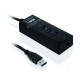 iBox IUH3FB interface hub 5000 Mbit/s Black IUH3FB – IBOX USB Хъбове