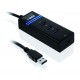 iBox IUH3FB interface hub 5000 Mbit/s Black IUH3FB – IBOX USB Хъбове