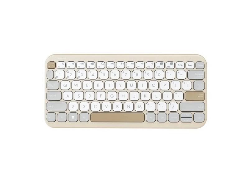 ASUS Marshmallow KW100 keyboard Home Bluetooth US English Beige 90XB0880-BKB040 – ASUS Геймърски клавиатури