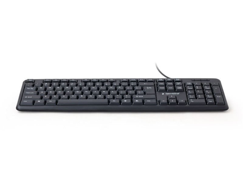 Gembird KB-U-103 keyboard USB US English Black KB-U-103 – GEMBIRD Геймърски клавиатури