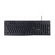 Gembird KB-UM-107 Multimedia keyboard, black, US-layout KB-UM-107 – GEMBIRD Геймърски клавиатури