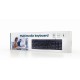 Gembird KB-UM-107 Multimedia keyboard, black, US-layout KB-UM-107 – GEMBIRD Геймърски клавиатури