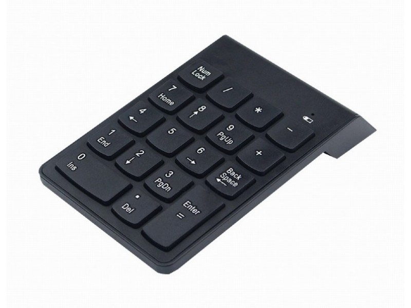 Gembird KPD-W-02 numeric keypad Notebook/PC Bluetooth Black KPD-W-02 – GEMBIRD Геймърски клавиатури