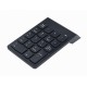 Gembird KPD-W-02 numeric keypad Notebook/PC Bluetooth Black KPD-W-02 – GEMBIRD Геймърски клавиатури